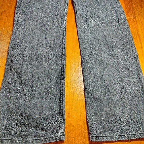 Womens Slim Gray‎ Denim Jeans Size 16 bootcut bell bottom Arizona Jean Co - Picture 10 of 11